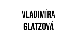 Glatzová, Vladimíra
